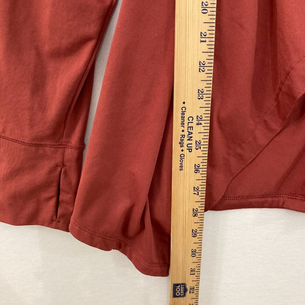 Nike Rust Brown Size Xxl Draped Open Front Stretc… - image 4